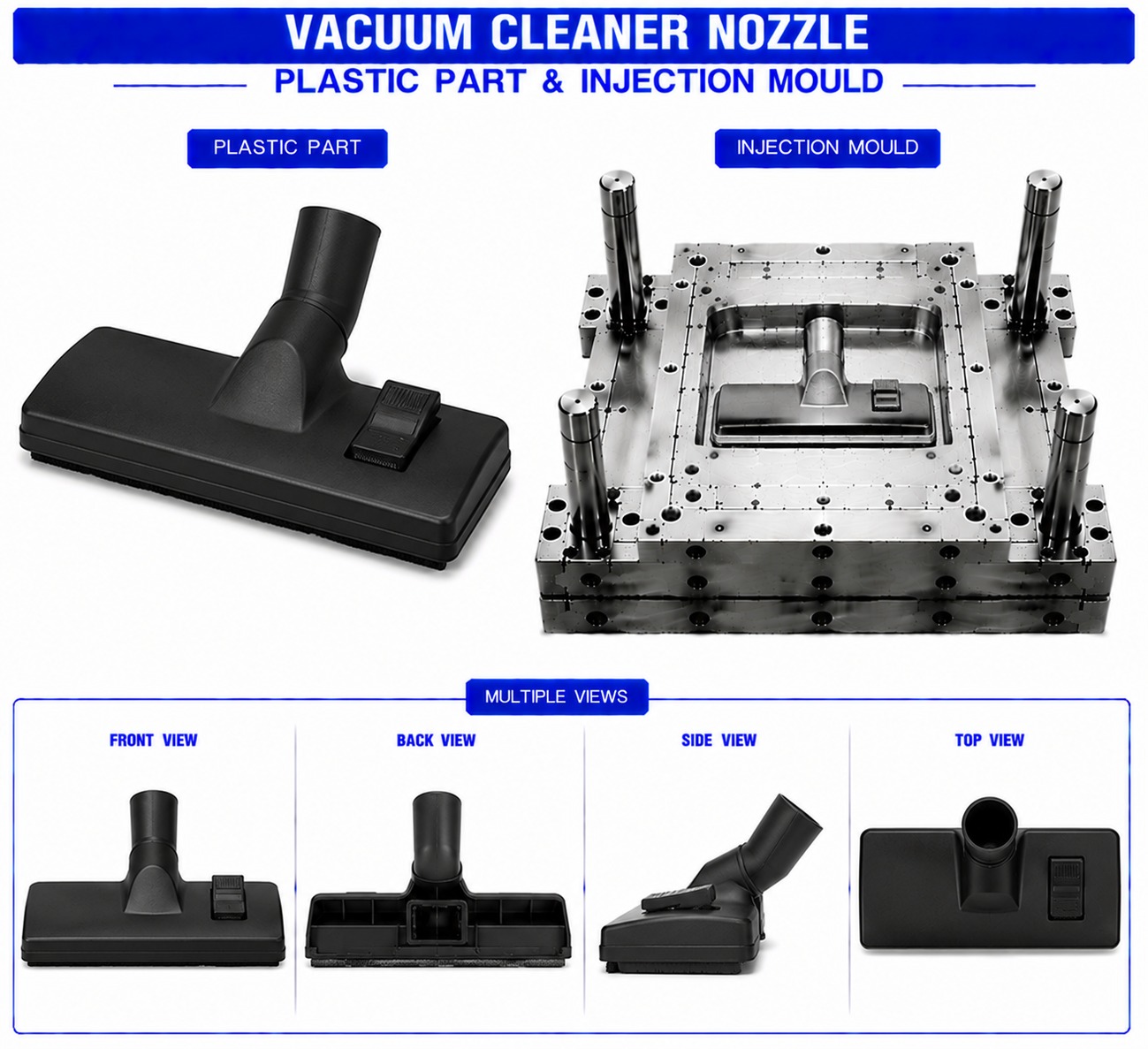 Vacuum Cleaner Plastic Nozzle